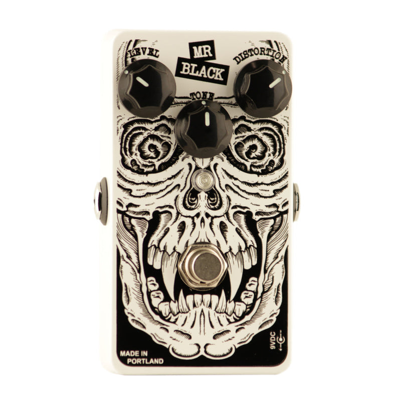 Mr. Black White Widow High Gain Overdrive/Distortion Effect Pedal