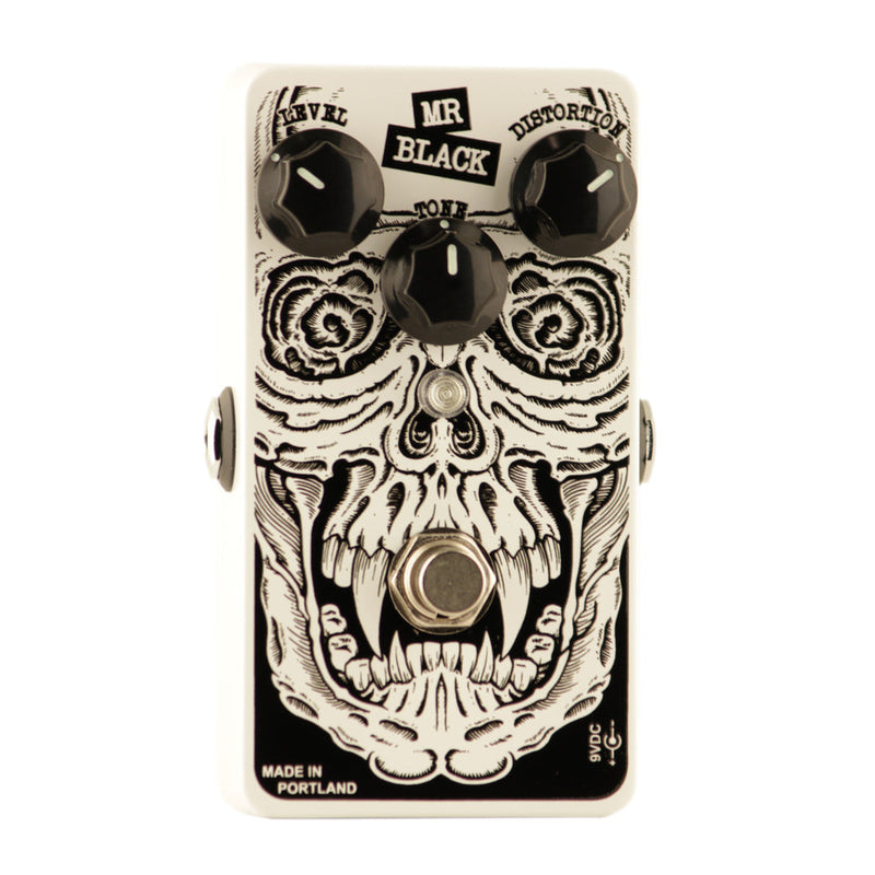 black widow pedals Mr. Black White Widow High Gain Overdrive/Distortion Effect Pedal