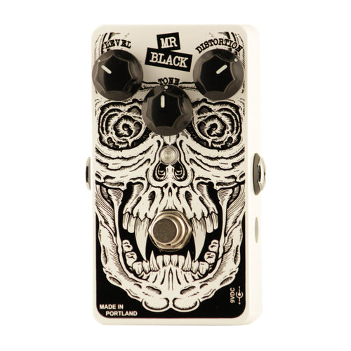 Mr. Black White Widow High Gain Overdrive/Distortion Effect Pedal