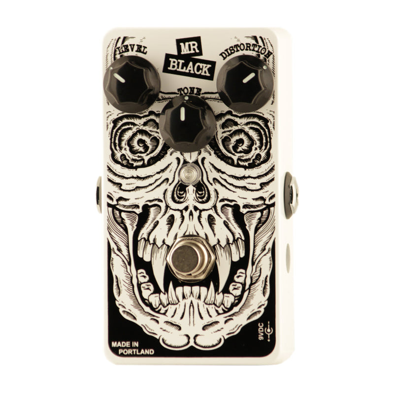 Mr. Black White Widow High Gain Overdrive/Distortion Effect Pedal