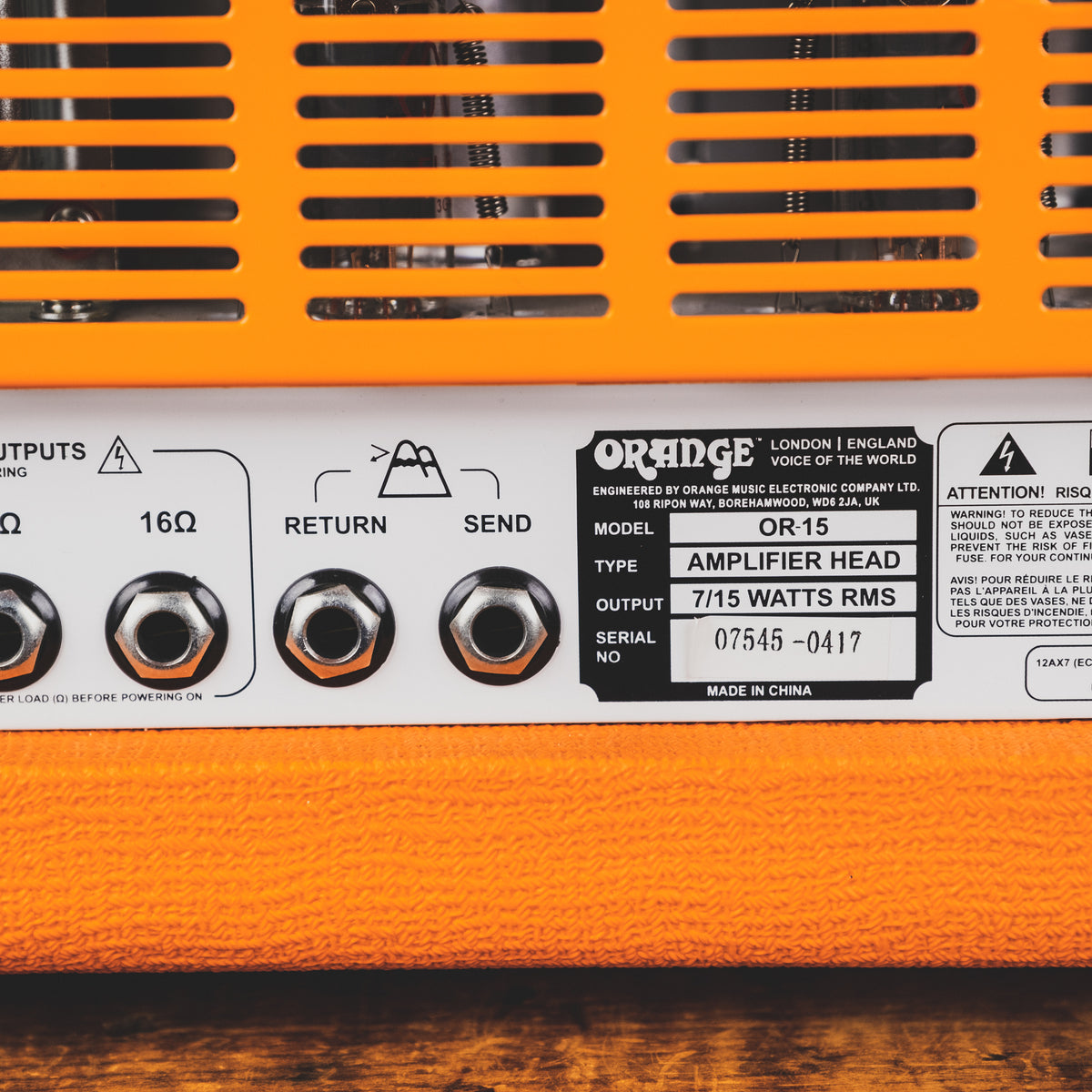 Orange 2017 OR-15 - Used