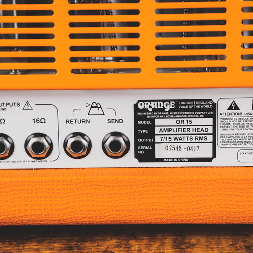 Orange 2017 OR-15 - Used