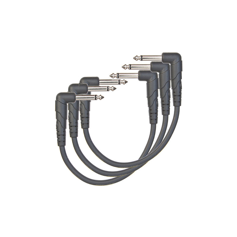 D'Addario 3 Pack 6" Classic Series Patch Cable