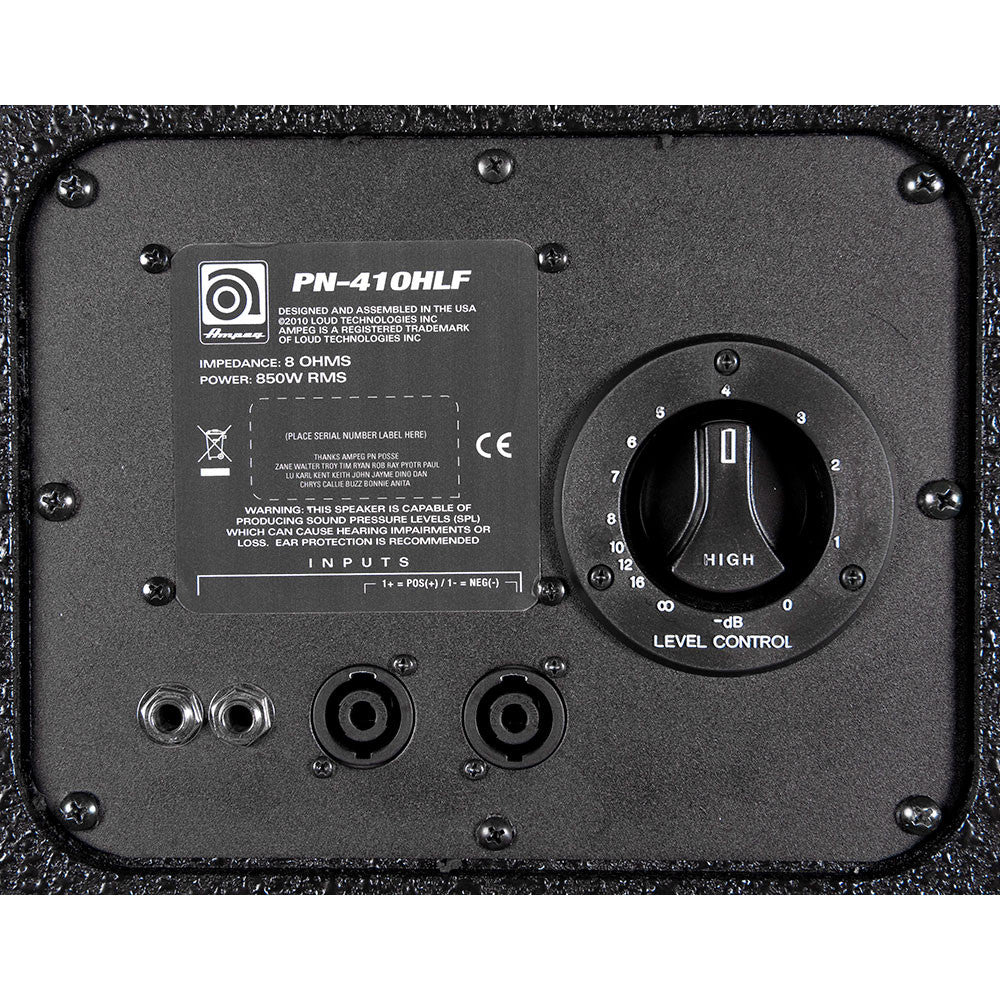 Ampeg 4-10" 850W Pro Neo Cabinet