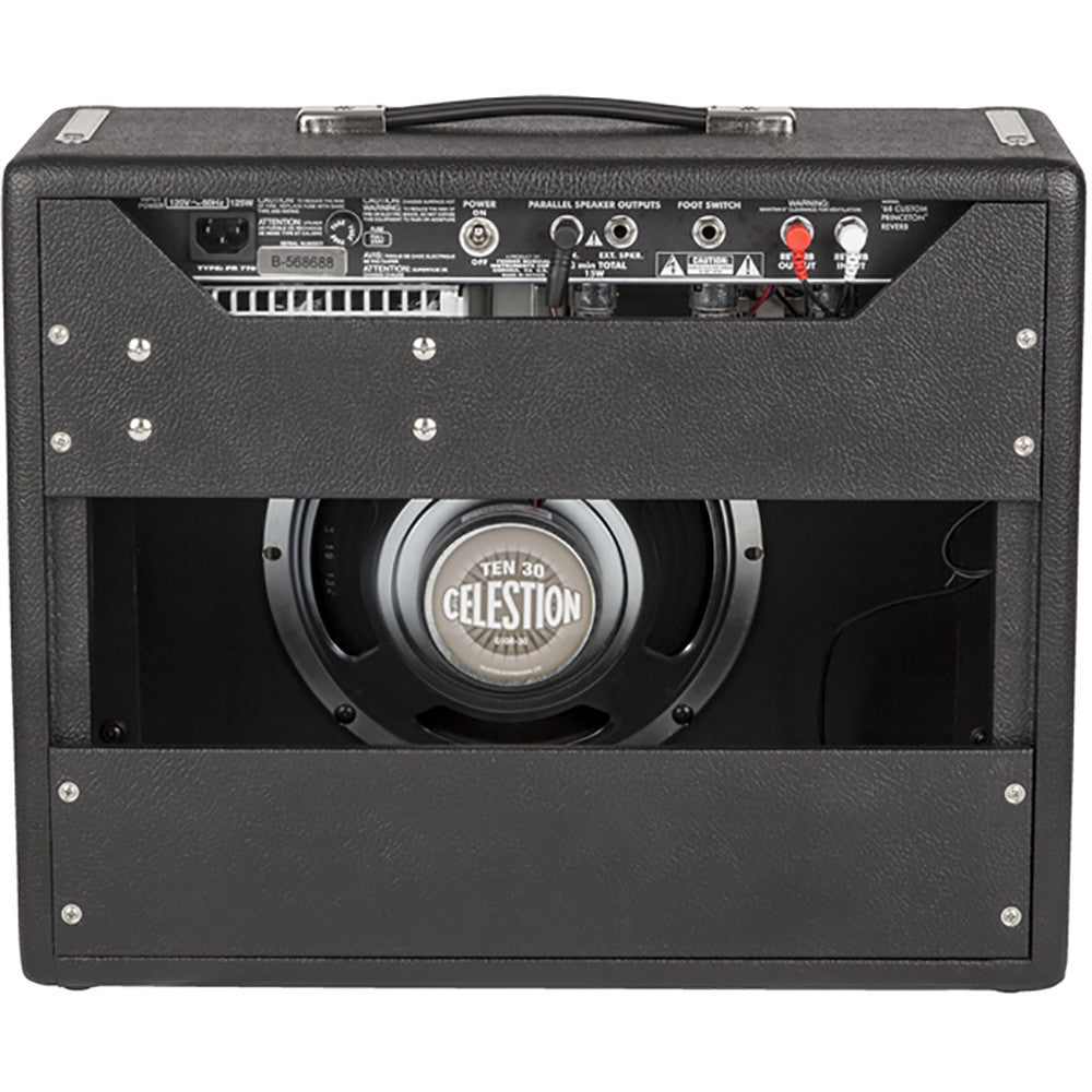Fender '68 Custom Princeton Reverb Tube Combo Guitar Amplifier - 12 Watt - Black