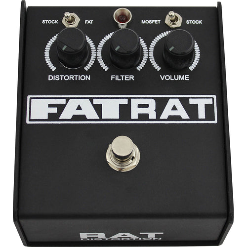 Proco Fat Rat Distortion Pedal With Vintage And Mosfet Clipping Circuits
