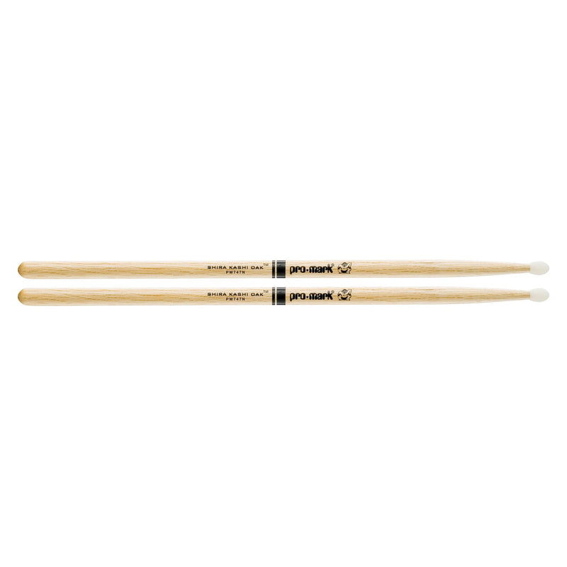 Promark PW747N Japanese White Oak Nylon Tip Drumsticks