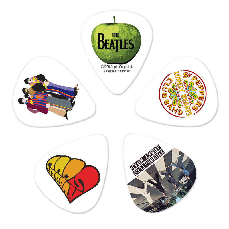 D'Addario Beatles Guitar Picks - Albums - 10 Pack Heavy