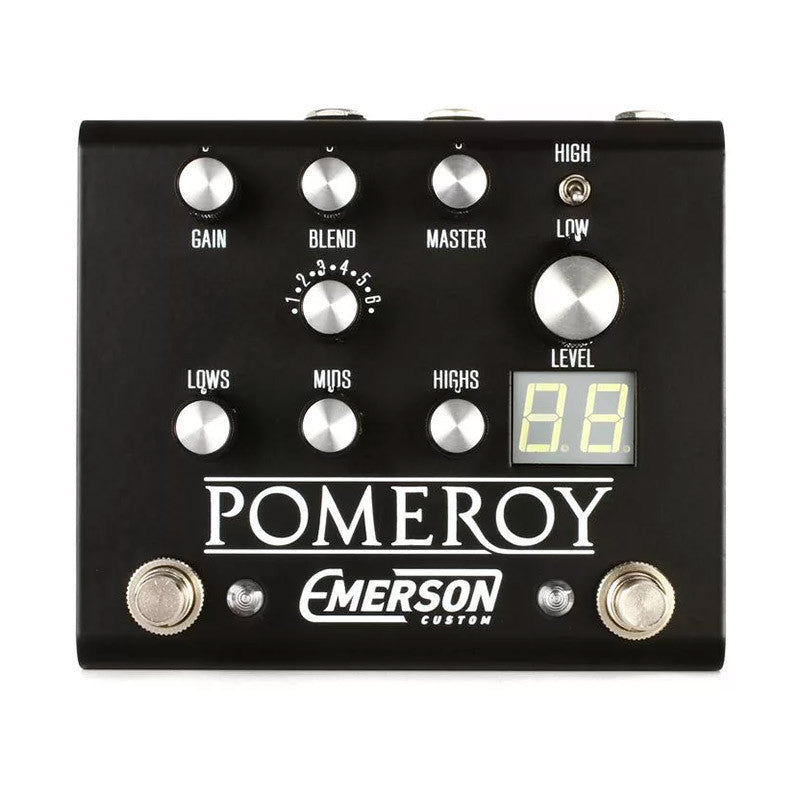 Emerson Custom Pomeroy Boost & Overdrive Pedal - Black