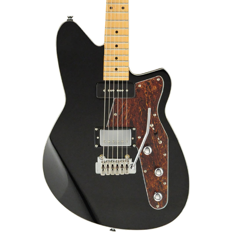 Reverend Double Agent Electric Guitar With Wilkinson Tremolo - Midnight Black