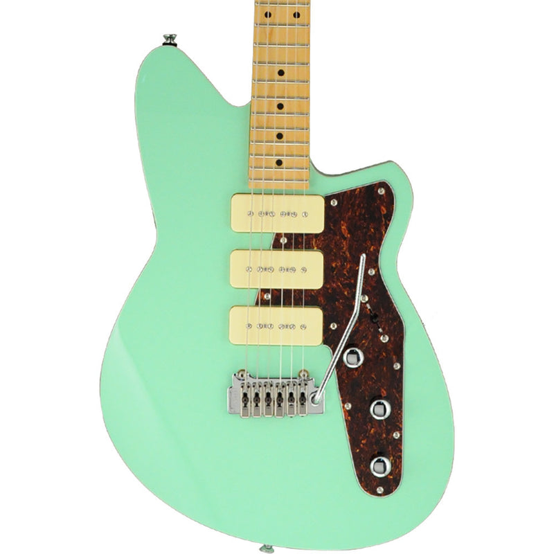 Reverend Jetstream 390 Electric Guitar W/ Wilkinson Tremolo, Oceanside Green