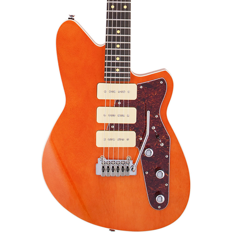 Reverend Jetstream 390 Electric Guitar W/ Wilkinson Tremolo, Rock Orange