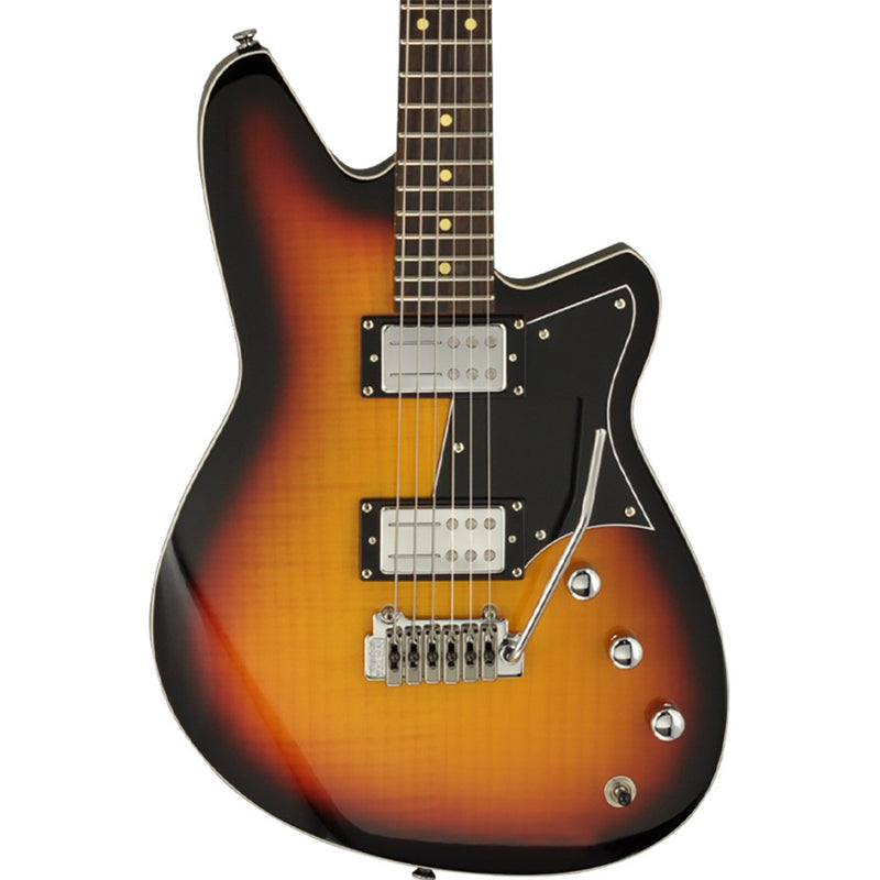 Reverend Kingbolt RA Flamed Maple With Wilkinson Tremolo - 3-Tone Burst