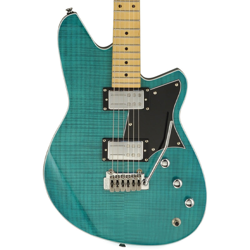Reverend Kingbolt RA Flamed Maple With Wilkinson Tremolo - Gloss Turquoise