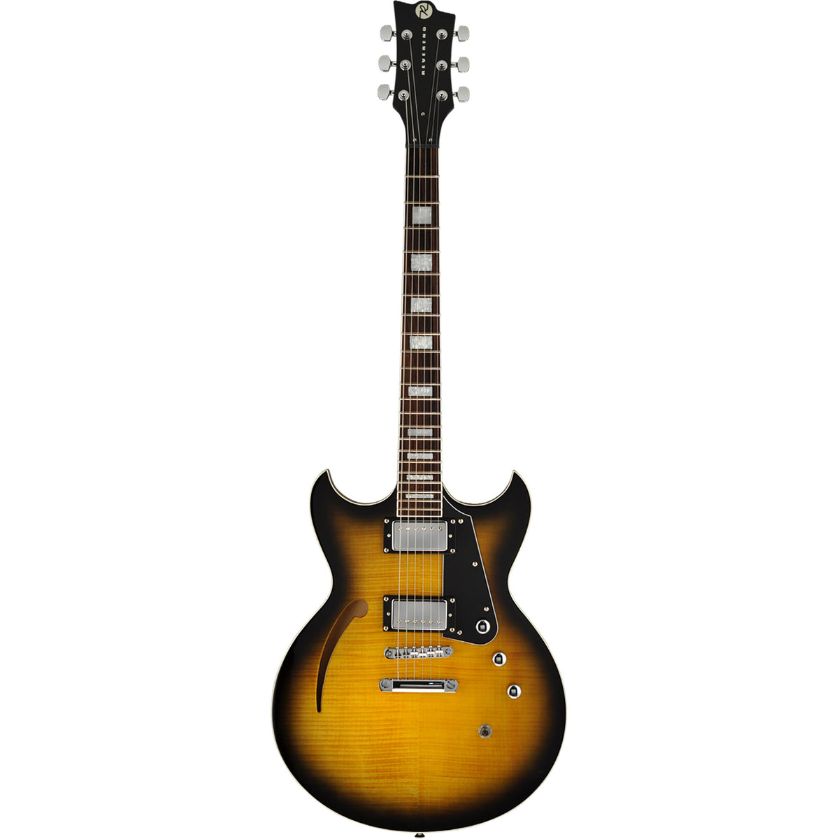 Reverend Manta Ray HB - Tobacco Burst Flame Maple