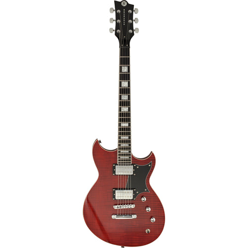 Reverend Sensei RA Flame Maple - Wine Red