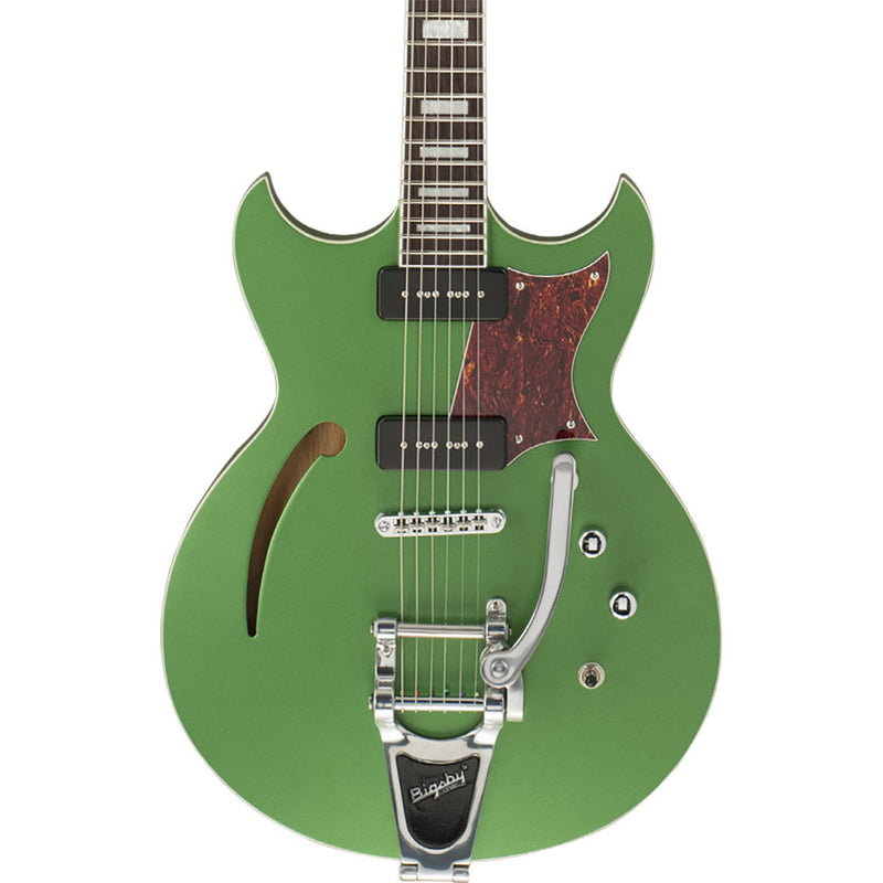 Reverend Tricky Gomez 290 Electric Guitar - Satin Emerald Green