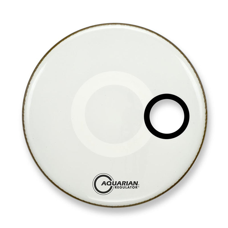 Aquarian 20" Regulator Front Resonant Bass Head - White