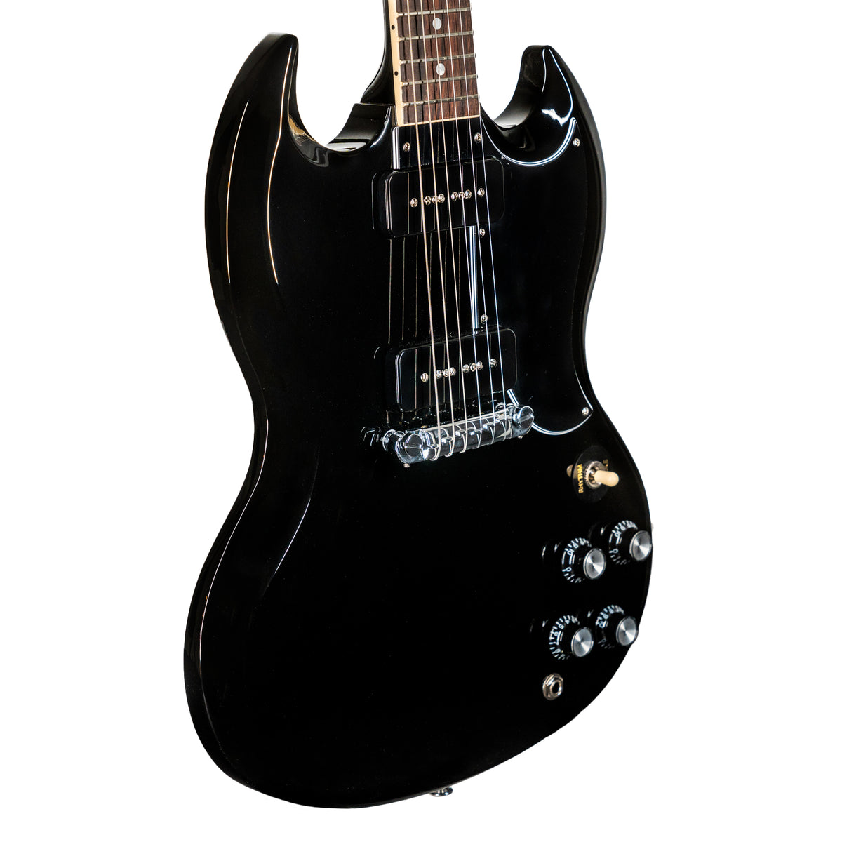 Gibson SG Special Electric Guitar, Ebony Finish with Hardshell Case