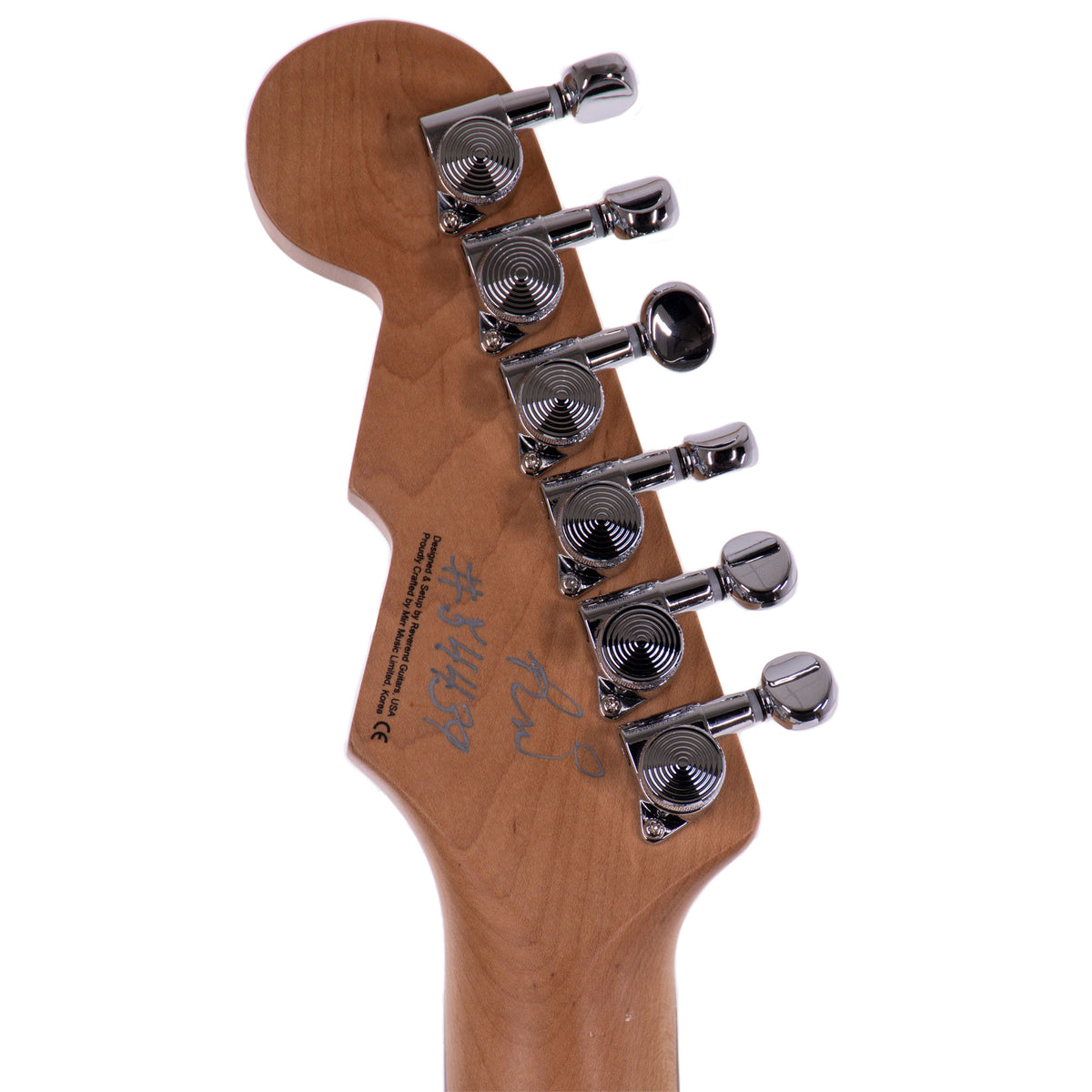 Reverend Six Gun HPP Electric Guitar With Wilkinson Tremolo, Rosewood, Chronic Blue