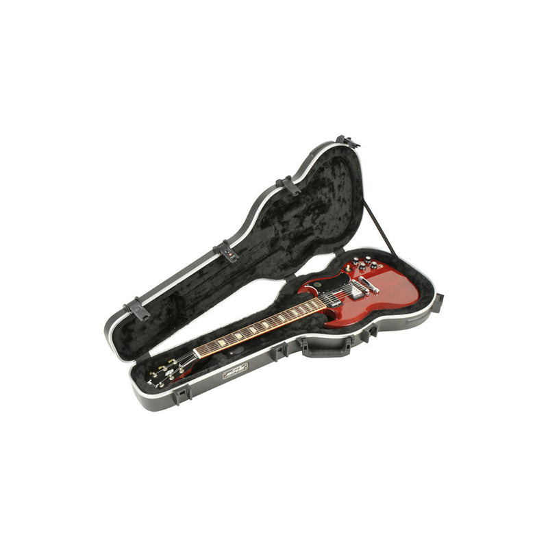 SKB Hardshell for GIbson® SG® Guitars - TSA Latch - Over-Molded Handle