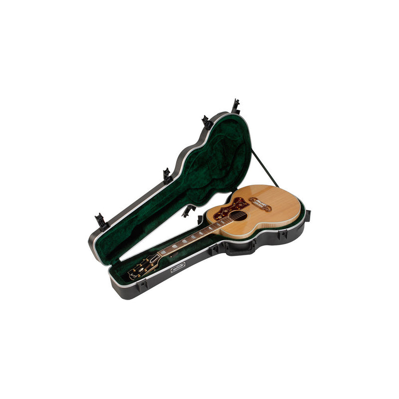 SKB Universal Jumbo Acoustic Shaped Hardshell - TSA Latch - Over-Molded Handle