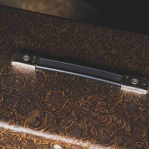 Sommatone 2x12 Open Back Cabinet, Brown Leather Tolex With Celestion Creambacks - Used