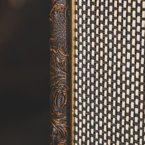 Sommatone 2x12 Open Back Cabinet, Brown Leather Tolex With Celestion Creambacks - Used