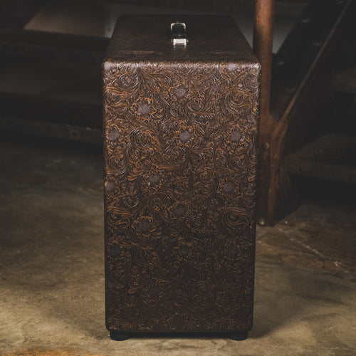 Sommatone 2x12 Open Back Cabinet, Brown Leather Tolex With Celestion Creambacks - Used