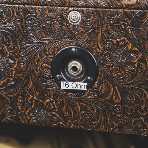 Sommatone 2x12 Open Back Cabinet, Brown Leather Tolex With Celestion Creambacks - Used