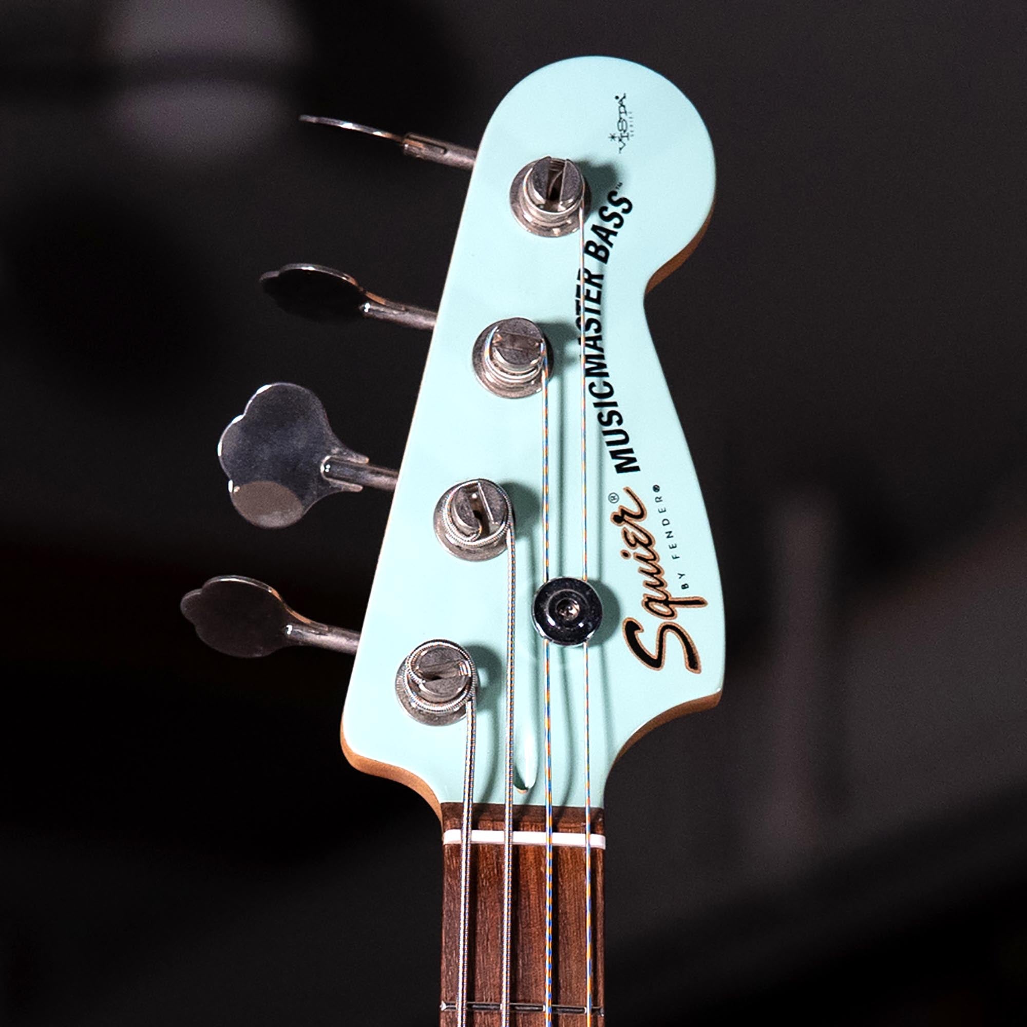 Squier 1997 MusicMaster Vista Bass, Sonic Blue With Bag - Used