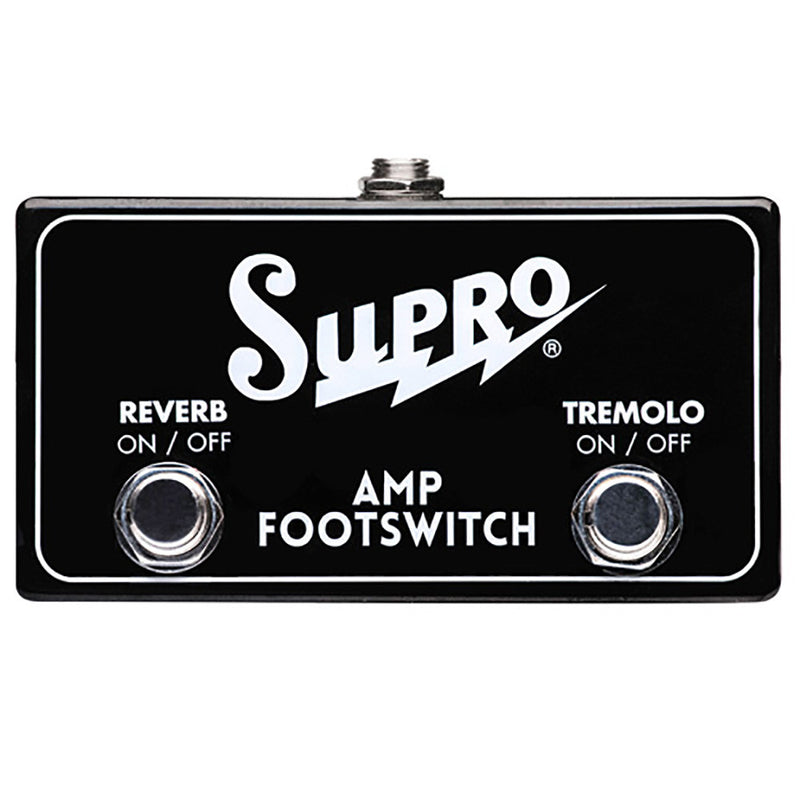 Supro Reverb Tremolo 2 Button Footswitch