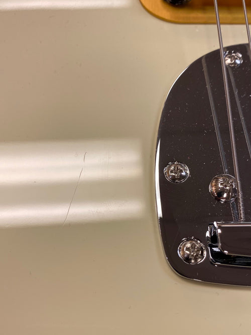 Squier J Mascis Jazzmaster Electric Guitar, Laurel, Vintage White B-Stock