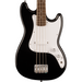 Squier Sonic Bronco Bass, Laurel Fingerboard, White Pickguard, Black Bass Guitar