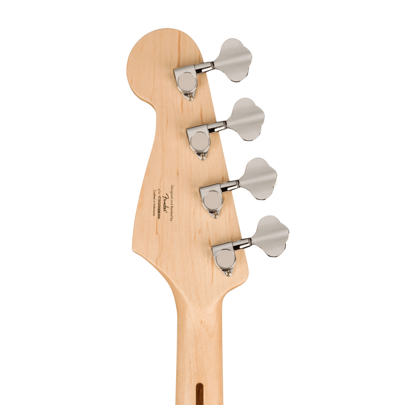 Squier Sonic Bronco Bass, Maple Fingerboard, White Pickguard, Tahitian Coral Bass Guitar