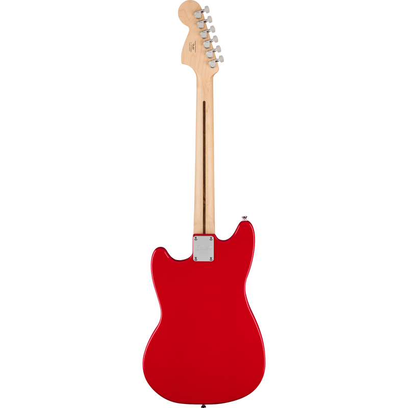 Squier Sonic Mustang, Maple Fingerboard, White Pickguard, Torino Red Electric Guitar