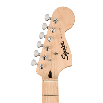 Squier Sonic Mustang, Maple Fingerboard, White Pickguard, Torino Red Electric Guitar