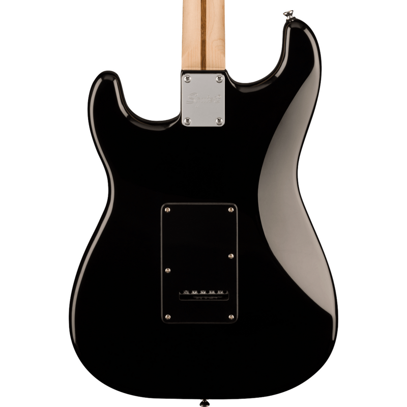 Squier Sonic Stratocaster HSS, Maple Fingerboard, Black Pickguard, Black Electric Guitar