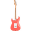 Squier Sonic Stratocaster HSS, Maple Fingerboard, White Pickguard, Tahitian Coral Electric Guitar