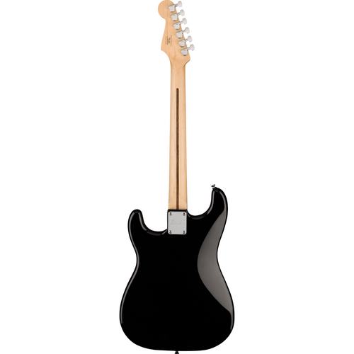 Squier Sonic Stratocaster HT H, Laurel Fingerboard, Black Pickguard, Black Electric Guitar