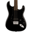 Squier Sonic Stratocaster HT H, Laurel Fingerboard, Black Pickguard, Black Electric Guitar