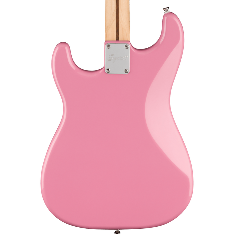 Squier Sonic Stratocaster HT H, Maple Fingerboard, White Pickguard, Flash Pink Electric Guitar