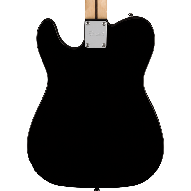 Squier Sonic Telecaster, Maple Fingerboard, White Pickguard, Black Electric Guitar