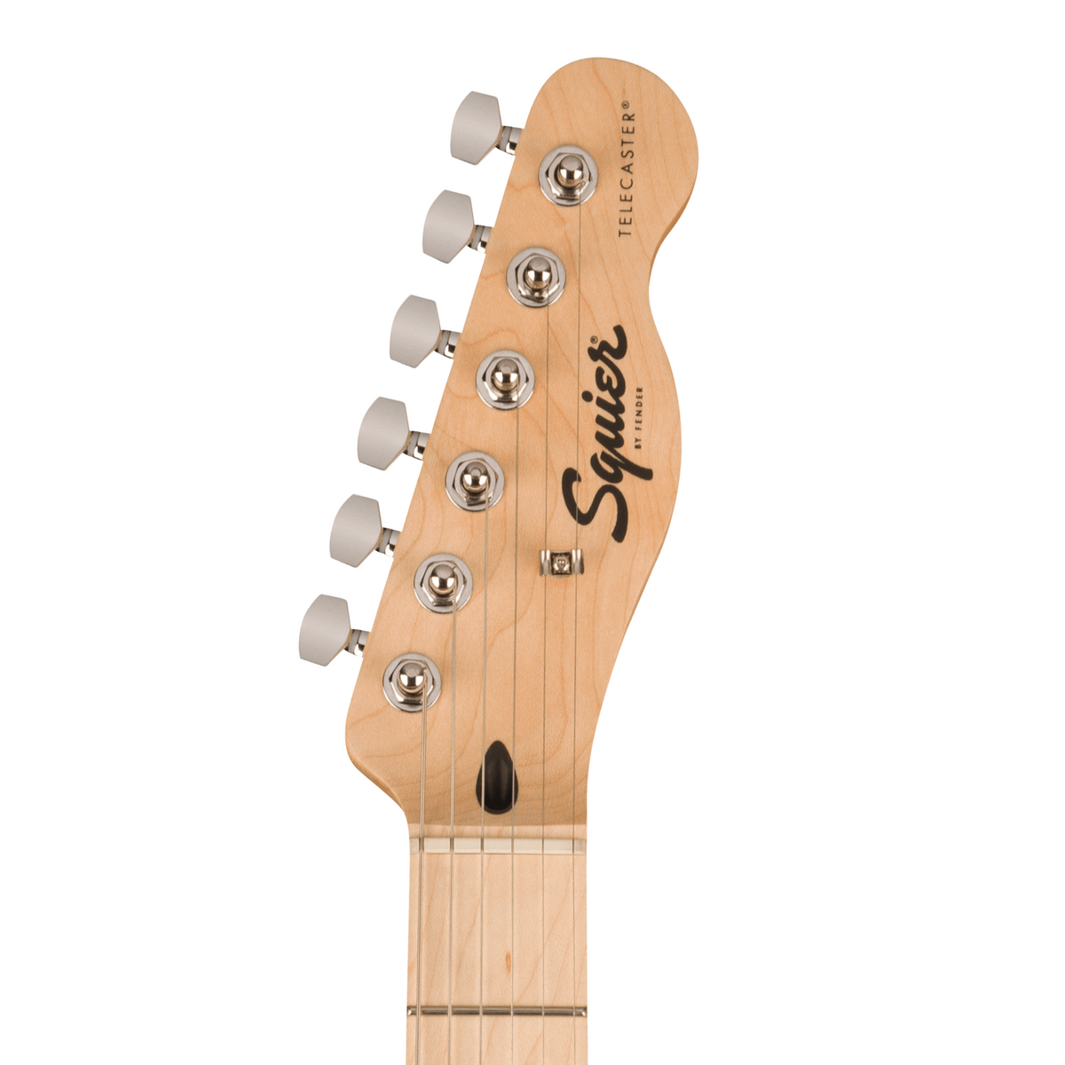Squier Sonic Telecaster, Maple Fingerboard, White Pickguard, Black Electric Guitar