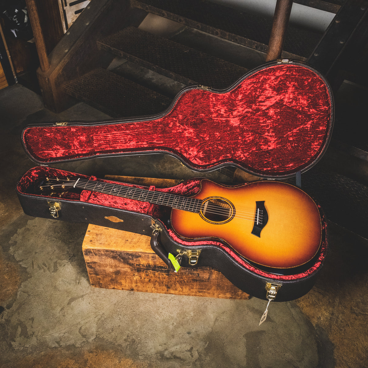 Taylor 2017 914ce LTD Shaded Edgeburst, Cocobolo Back And Sides With OHSC - Used