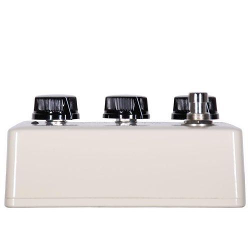 Bowman Audio The Bowman Overdrive (BAE) Effect Pedal, Cream and Black, Russo Music Exclusive