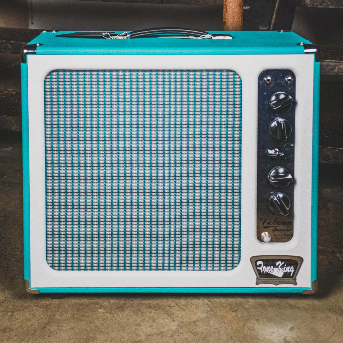 Tone King Falcon Grande Blue With Footswitch - Used