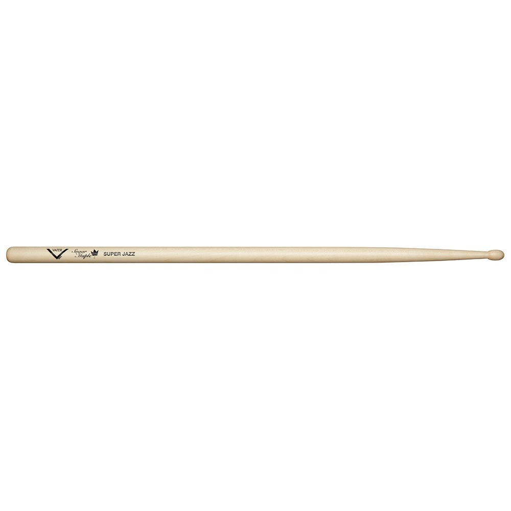 Vater Super Jazz Sugar Maple - Wood Tip Drumsticks