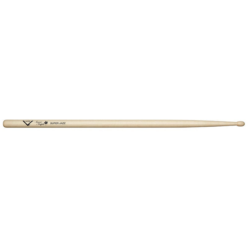 Vater Super Jazz Sugar Maple - Wood Tip Drumsticks