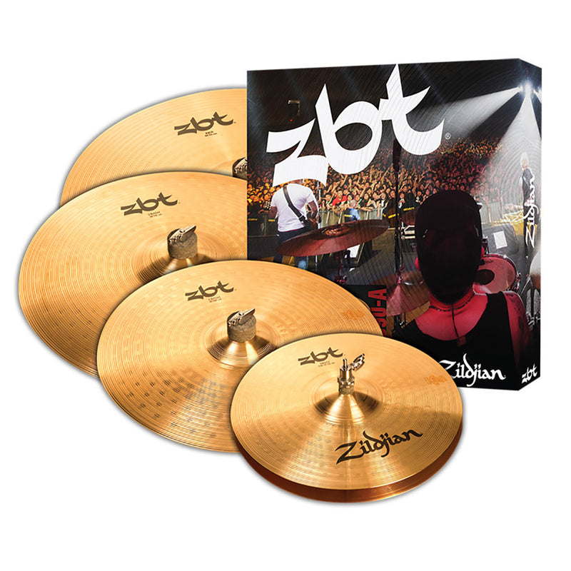 Zildjian ZBT 5 Box Set - 14" Hi-Hats - 16" Crash - 20" Ride With Free 18" Crash